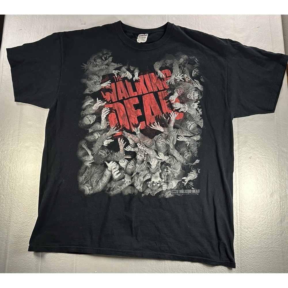 The Walking Dead Shirt Mens‎ XL Black 2014 Promo Tee Jerzees